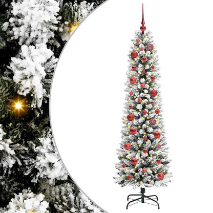 Albero di Natale artificiale con 150 LED Bianco 150 cm