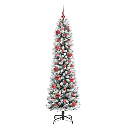 Albero di Natale artificiale con 150 LED Bianco 150 cm