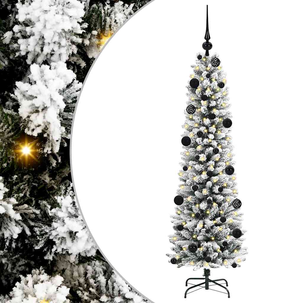 Albero di Natale artificiale con 150 LED Bianco 150 cm