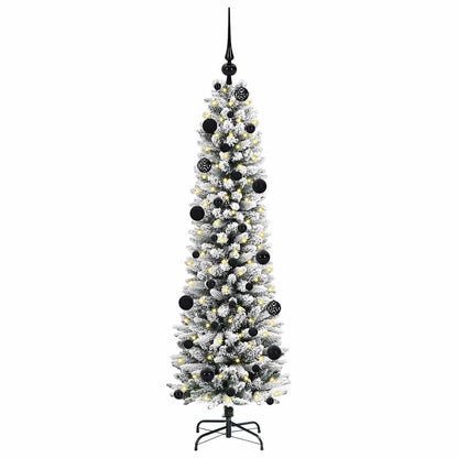 Albero di Natale artificiale con 150 LED Bianco 150 cm