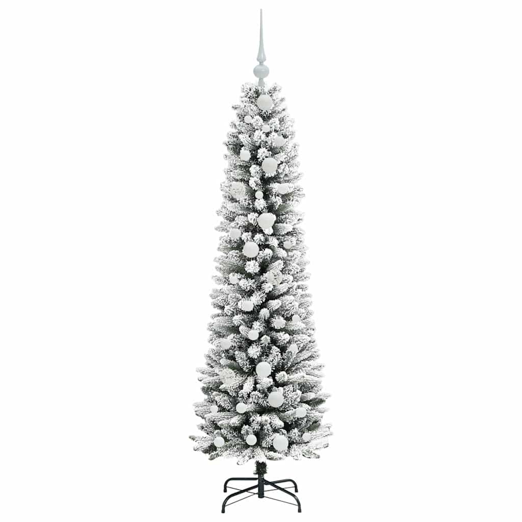 Albero di Natale artificiale con 150 LED Bianco 150 cm