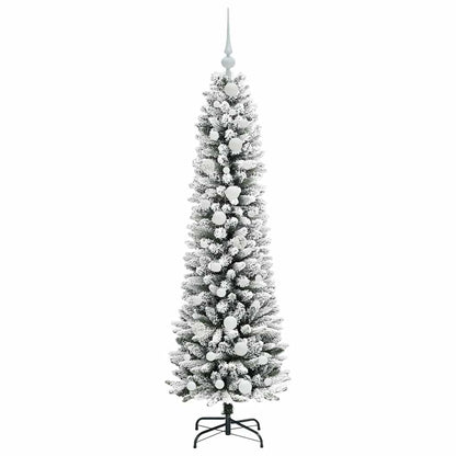 Albero di Natale artificiale con 150 LED Bianco 150 cm