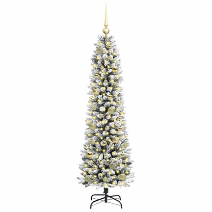 Albero di Natale artificiale con 150 LED Bianco 150 cm