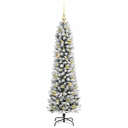 Albero di Natale artificiale con 150 LED Bianco 150 cm