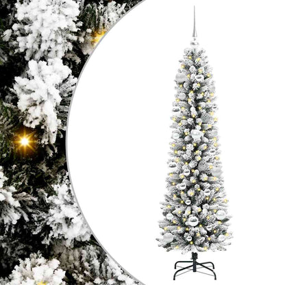 Albero di Natale artificiale con 150 LED Bianco 150 cm