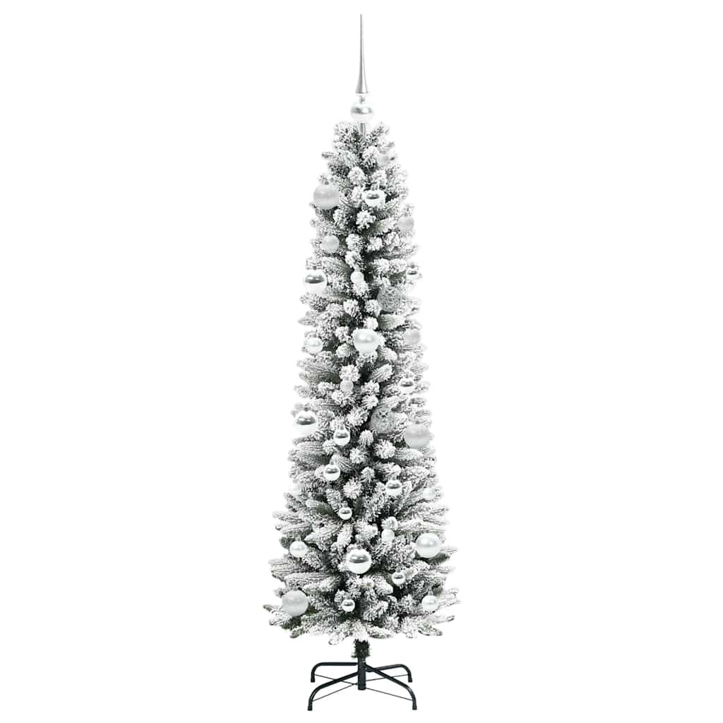 Albero di Natale artificiale con 150 LED Bianco 150 cm