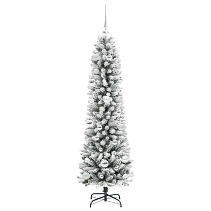 Albero di Natale artificiale con 150 LED Bianco 150 cm