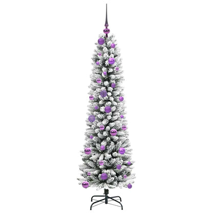 Albero di Natale artificiale con 150 LED Bianco 150 cm