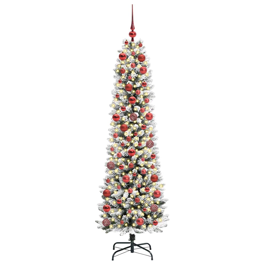 Albero di Natale artificiale con 300 LED Bianco 180 cm