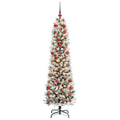Albero di Natale artificiale con 300 LED Bianco 180 cm