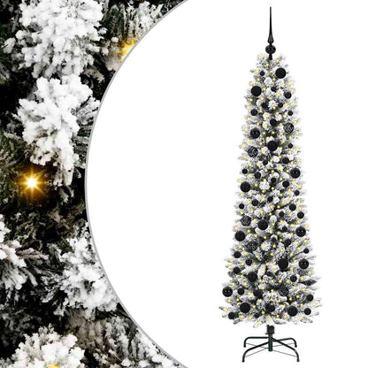 Albero di Natale artificiale con 300 LED Bianco 180 cm