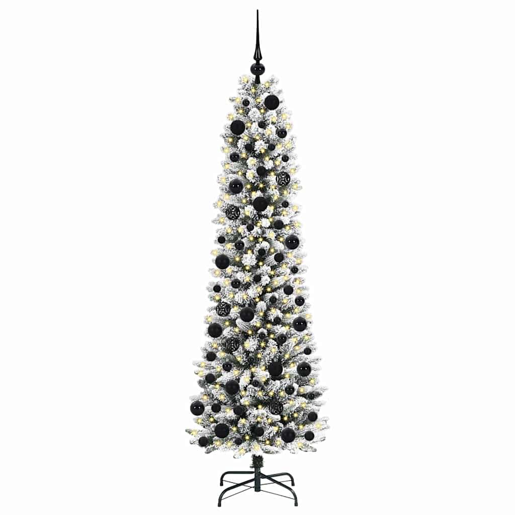 Albero di Natale artificiale con 300 LED Bianco 180 cm
