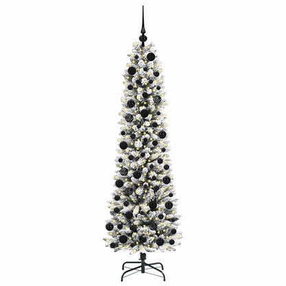Albero di Natale artificiale con 300 LED Bianco 180 cm