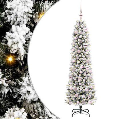Albero di Natale artificiale con 300 LED Bianco 180 cm