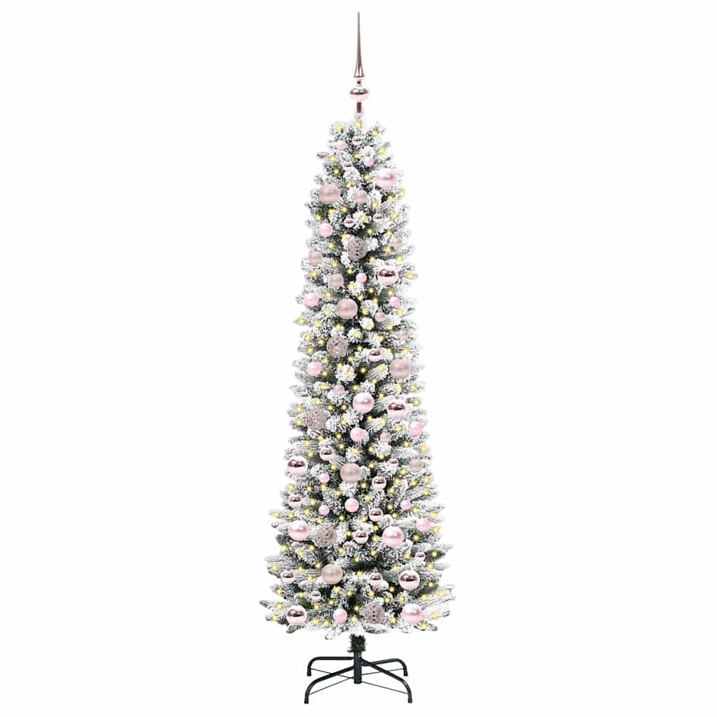 Albero di Natale artificiale con 300 LED Bianco 180 cm