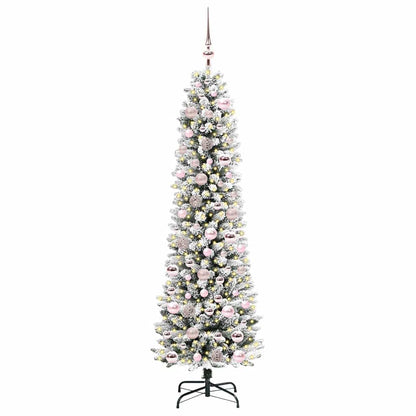 Albero di Natale artificiale con 300 LED Bianco 180 cm