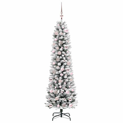 Albero di Natale artificiale con 300 LED Bianco 180 cm