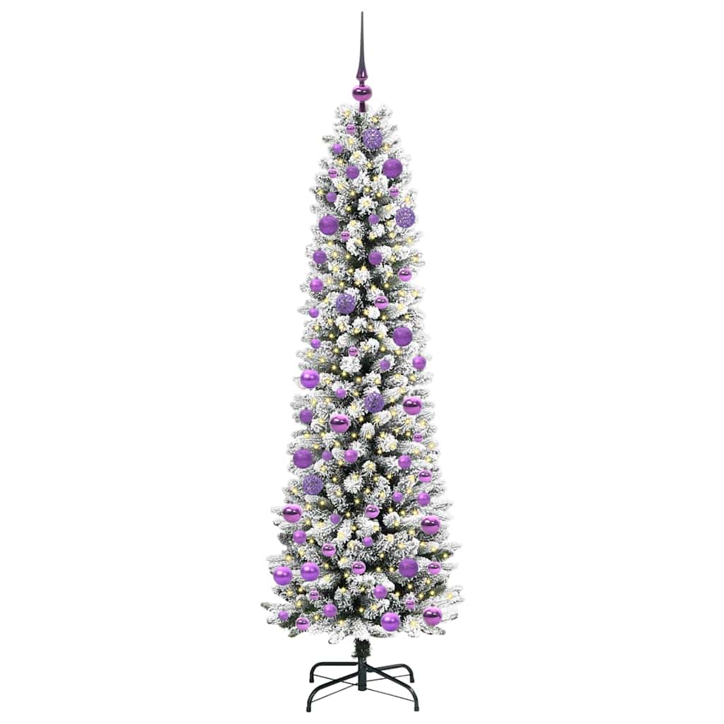 Albero di Natale artificiale con 300 LED Bianco 180 cm