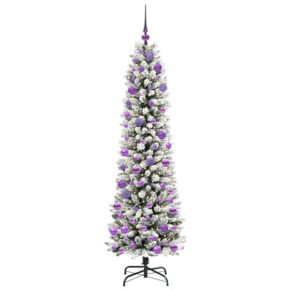 Albero di Natale artificiale con 300 LED Bianco 180 cm