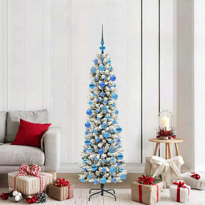 Albero di Natale artificiale con 300 LED Bianco 180 cm