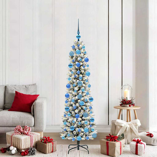 Albero di Natale artificiale con 300 LED Bianco 180 cm