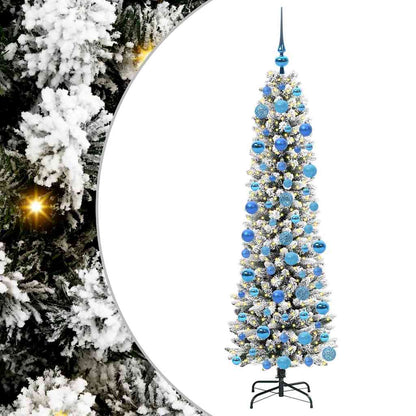Albero di Natale artificiale con 300 LED Bianco 180 cm