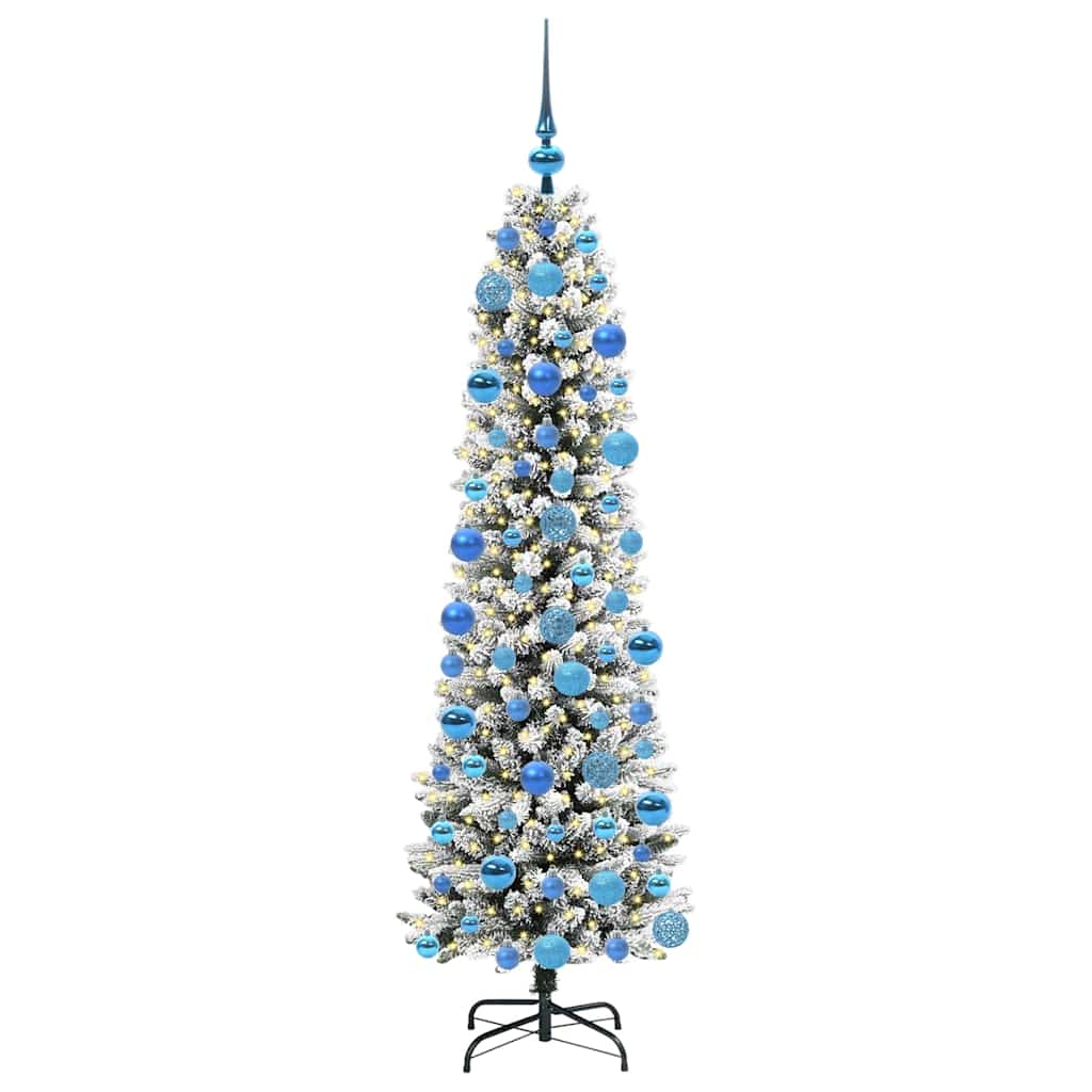 Albero di Natale artificiale con 300 LED Bianco 180 cm