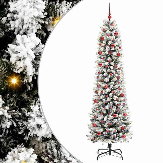 Albero di Natale artificiale con 300 LED Bianco 210 cm