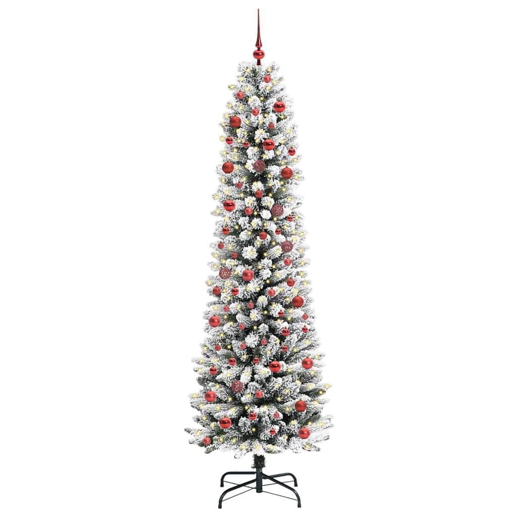 Albero di Natale artificiale con 300 LED Bianco 210 cm