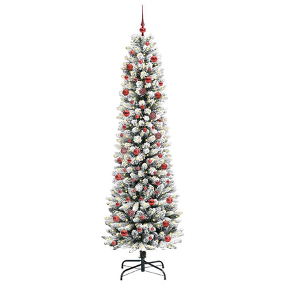 Albero di Natale artificiale con 300 LED Bianco 210 cm