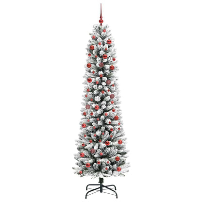 Albero di Natale artificiale con 300 LED Bianco 210 cm