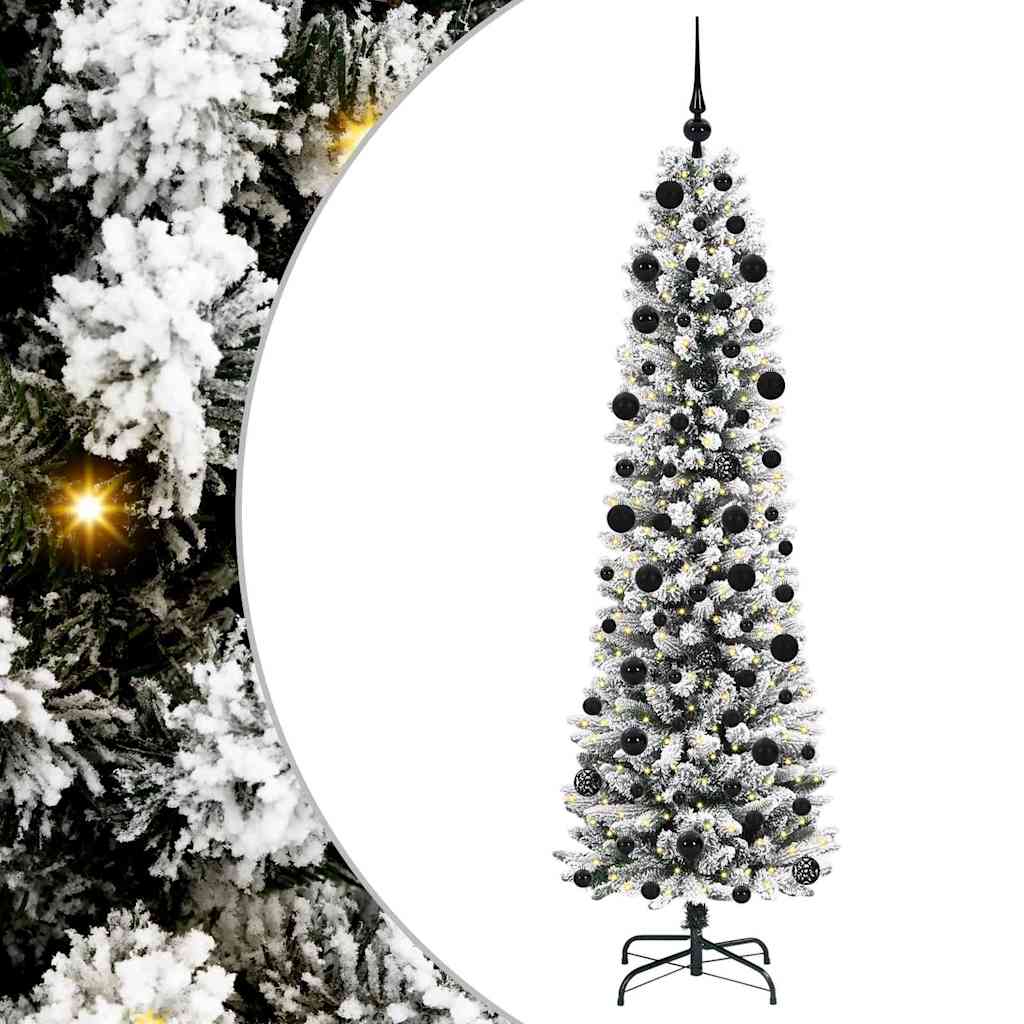 Albero di Natale artificiale con 300 LED Bianco 210 cm