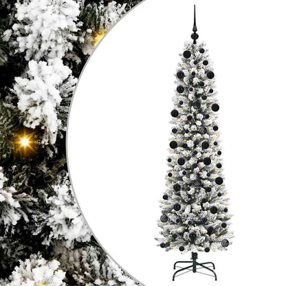 Albero di Natale artificiale con 300 LED Bianco 210 cm