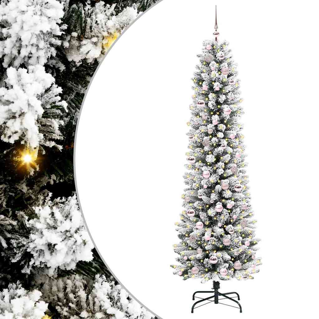 Albero di Natale artificiale con 300 LED Bianco 210 cm