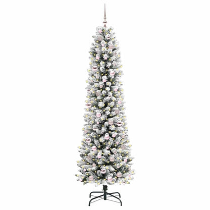 Albero di Natale artificiale con 300 LED Bianco 210 cm