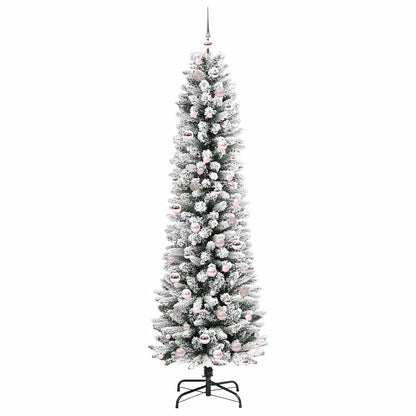 Albero di Natale artificiale con 300 LED Bianco 210 cm
