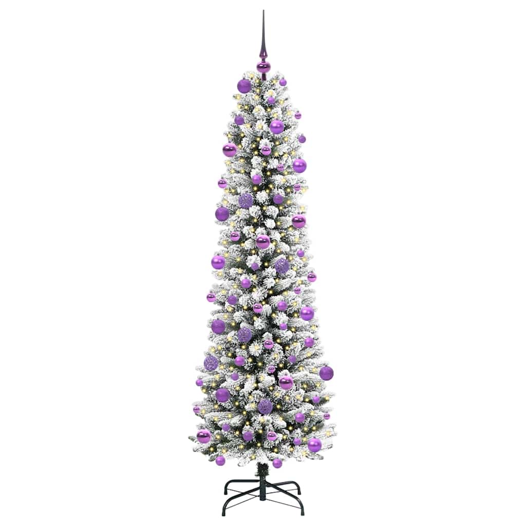 Albero di Natale artificiale con 300 LED Bianco 210 cm