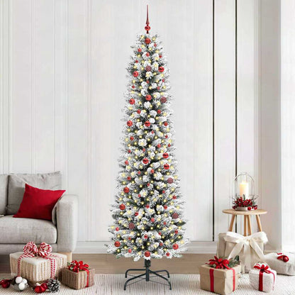 Albero di Natale artificiale con 300 LED Bianco 240 cm