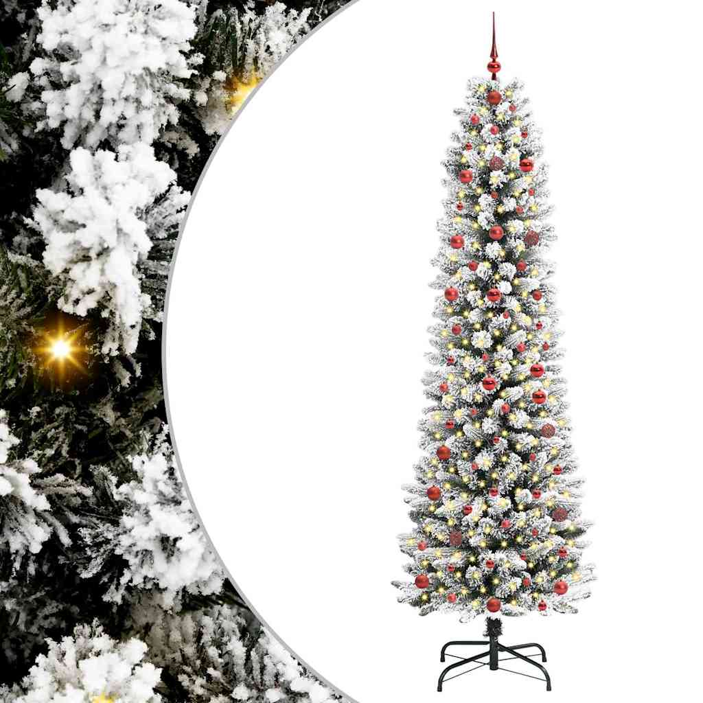 Albero di Natale artificiale con 300 LED Bianco 240 cm