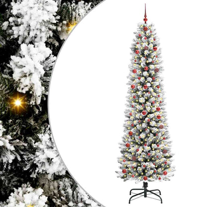 Albero di Natale artificiale con 300 LED Bianco 240 cm