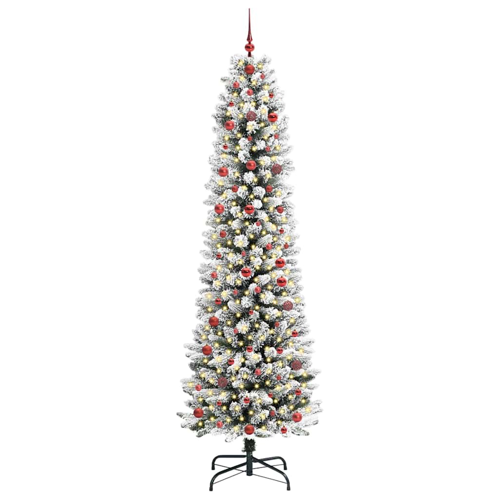Albero di Natale artificiale con 300 LED Bianco 240 cm