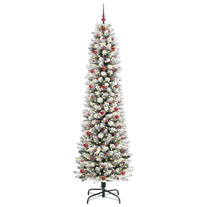 Albero di Natale artificiale con 300 LED Bianco 240 cm