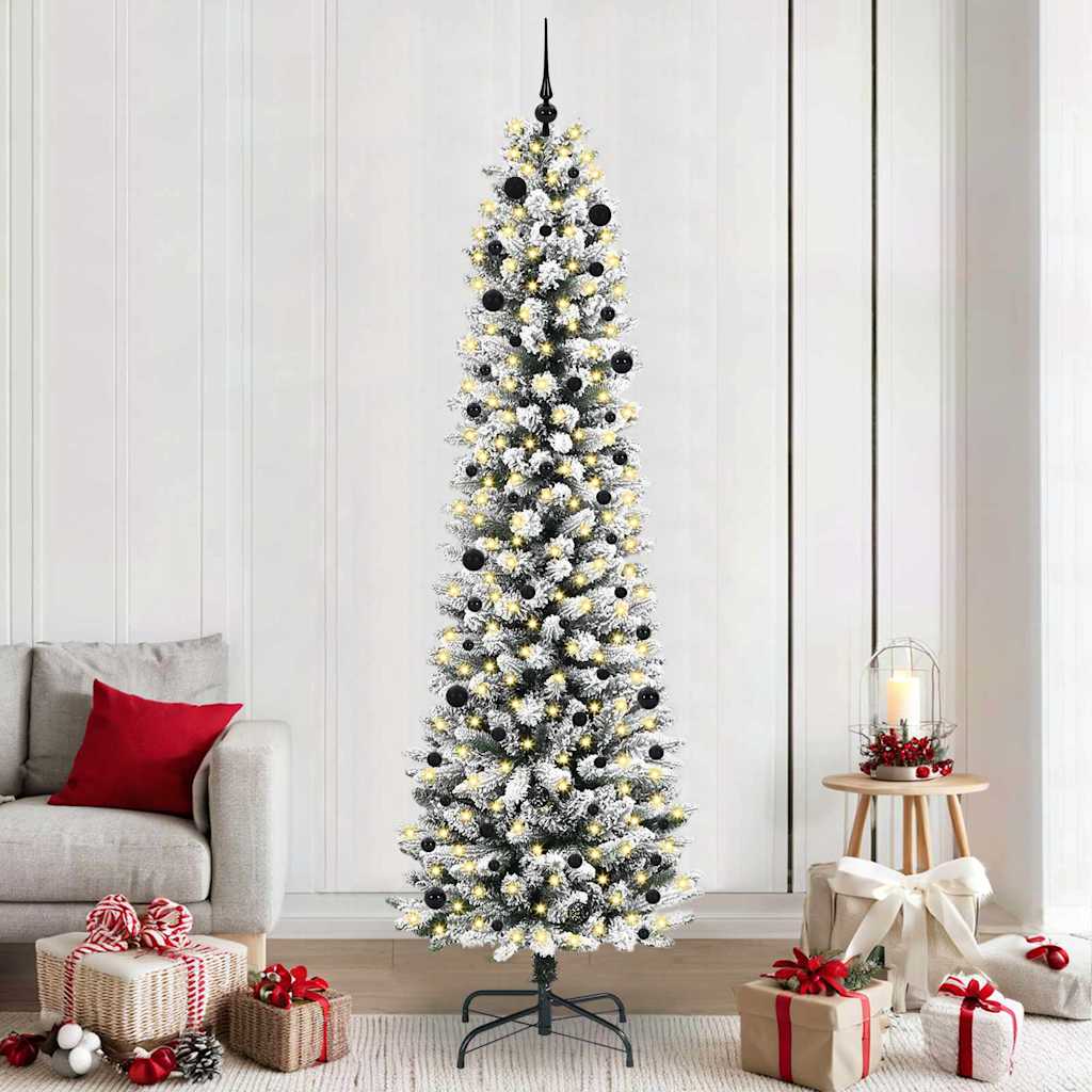 Albero di Natale artificiale con 300 LED Bianco 240 cm