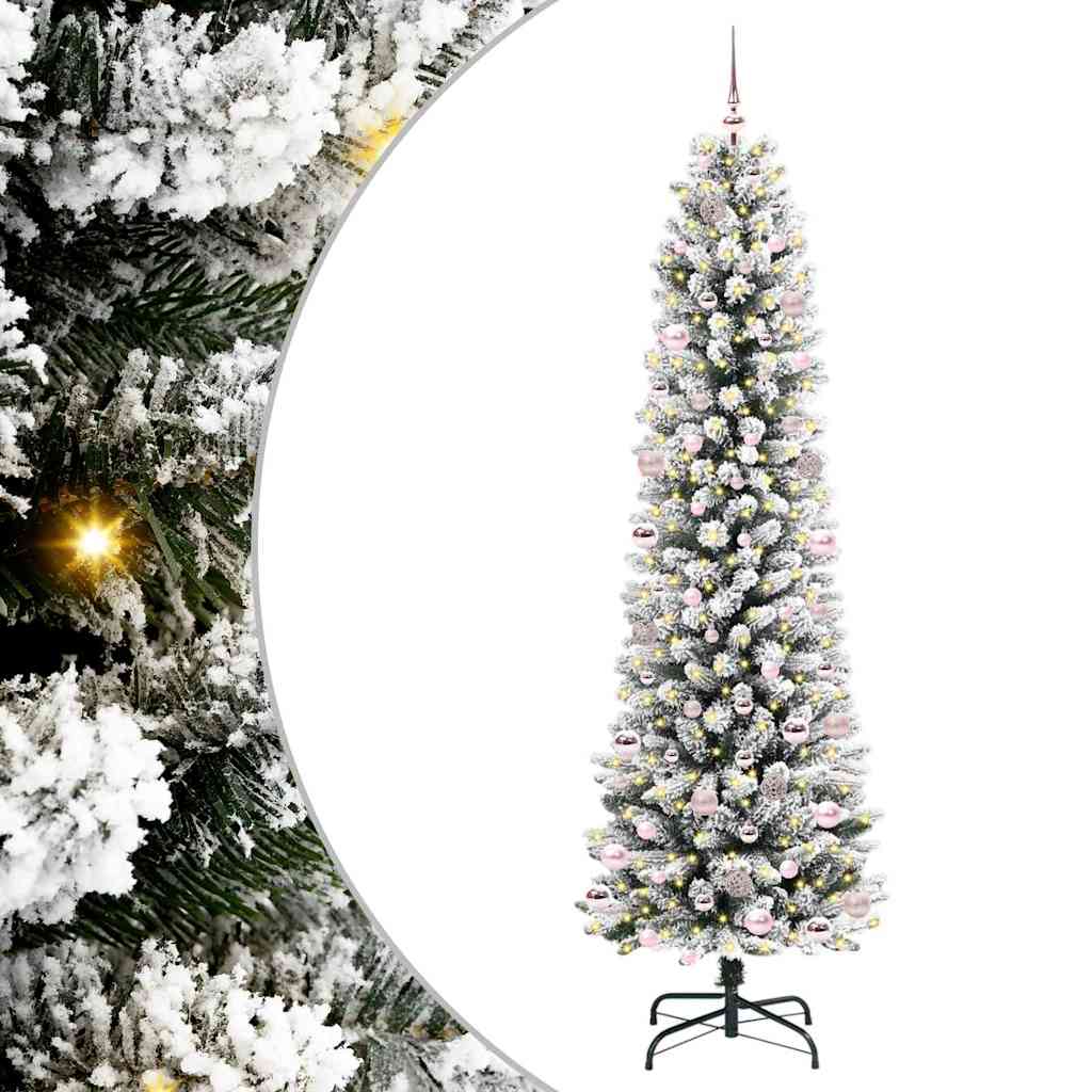 Albero di Natale artificiale con 300 LED Bianco 240 cm