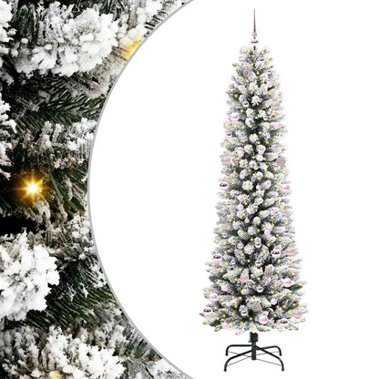 Albero di Natale artificiale con 300 LED Bianco 240 cm