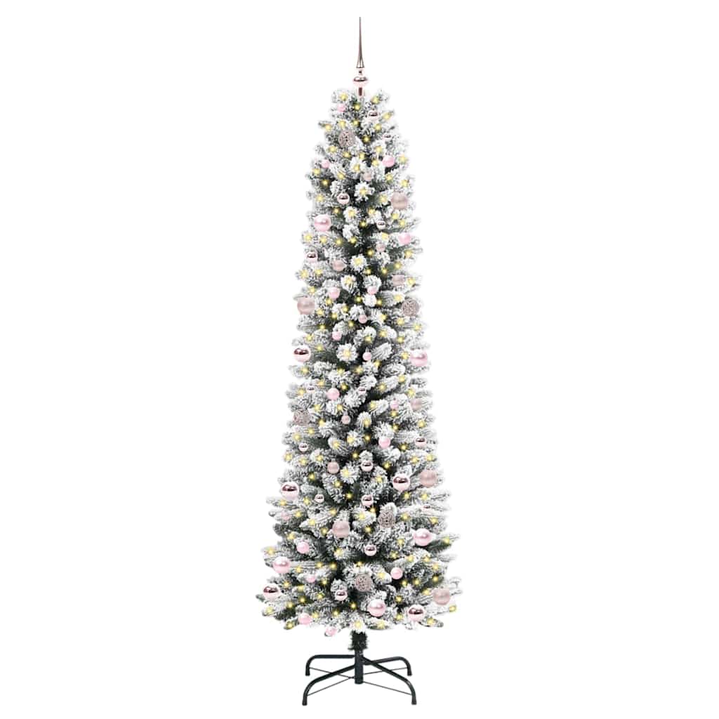 Albero di Natale artificiale con 300 LED Bianco 240 cm