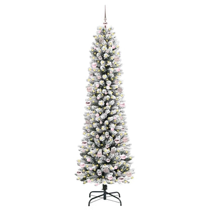 Albero di Natale artificiale con 300 LED Bianco 240 cm