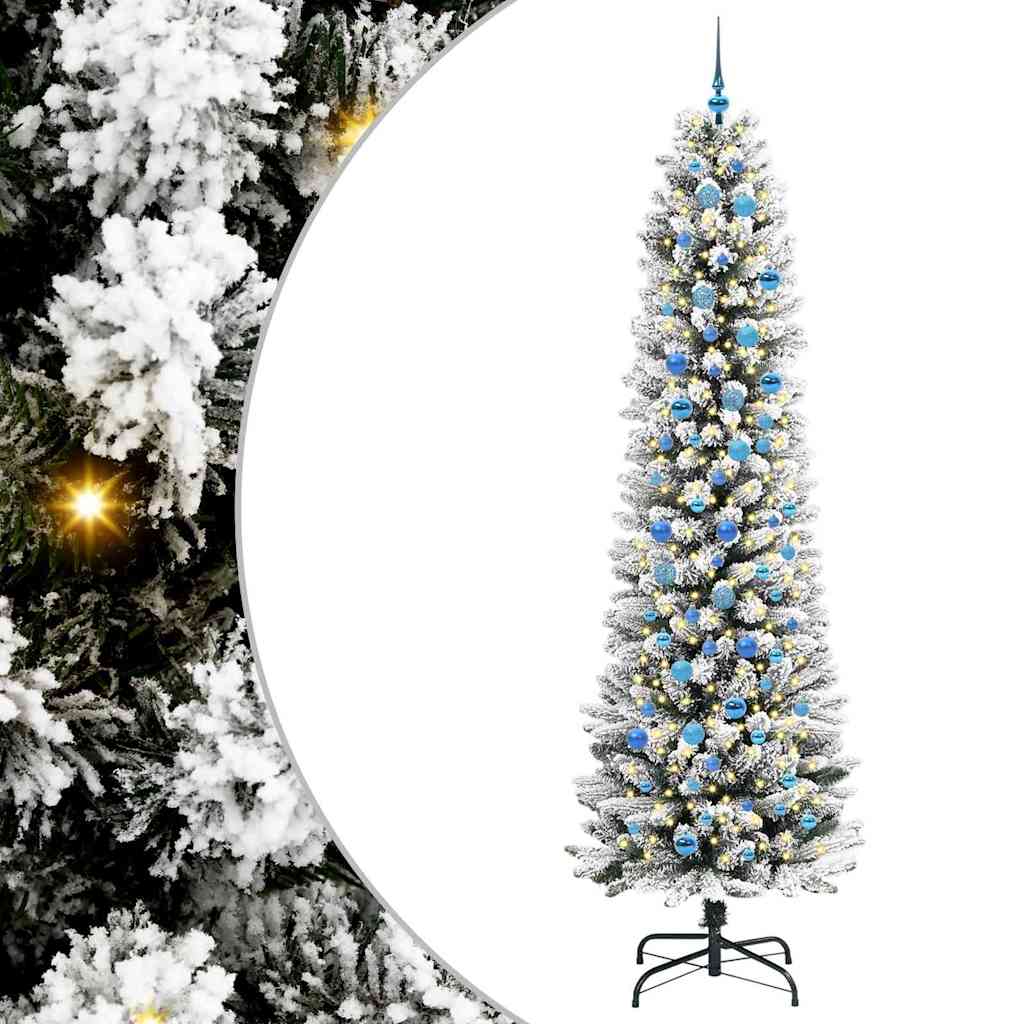Albero di Natale artificiale con 300 LED Bianco 240 cm
