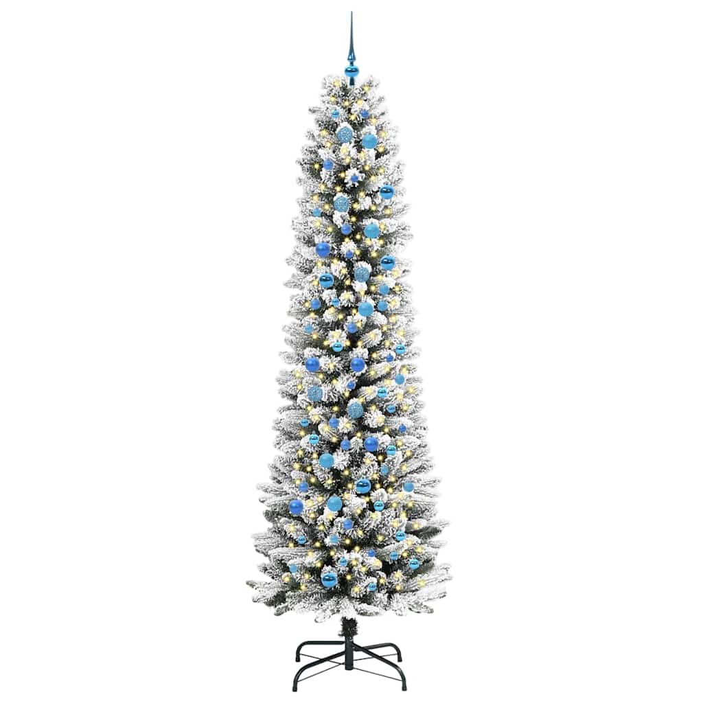 Albero di Natale artificiale con 300 LED Bianco 240 cm
