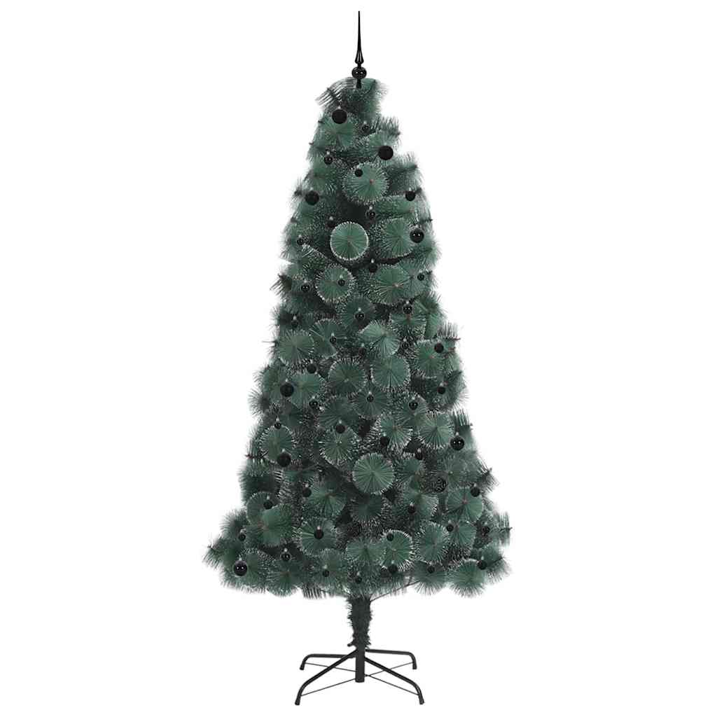 Albero di Natale artificiale pre-illuminato con set di palline